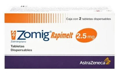 ZOMIG RAPIMELT 2.5 MG 2 TAB