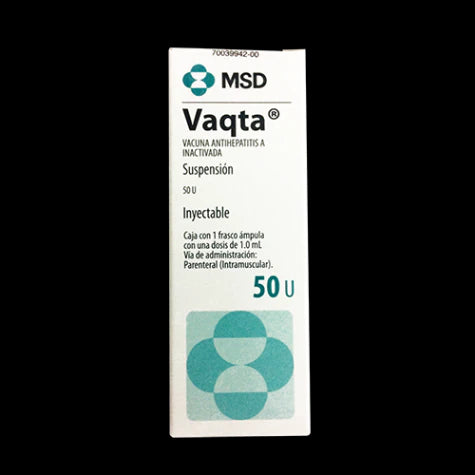 VAQTA 50 U SUSP INY F.A. 1.0 ML