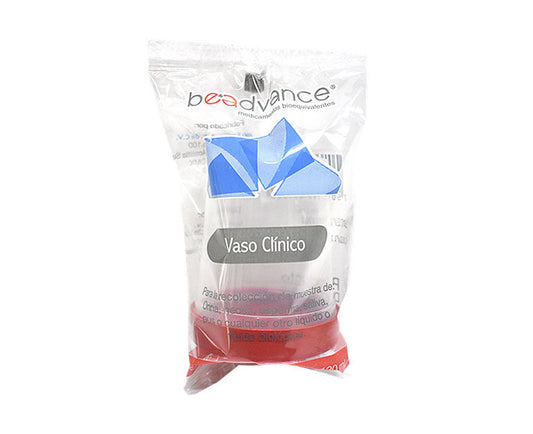 VASO CLINICO 1 PZA 120 ML