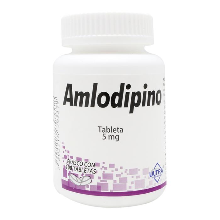 AMLODIPINO 100 TAB 5 MG