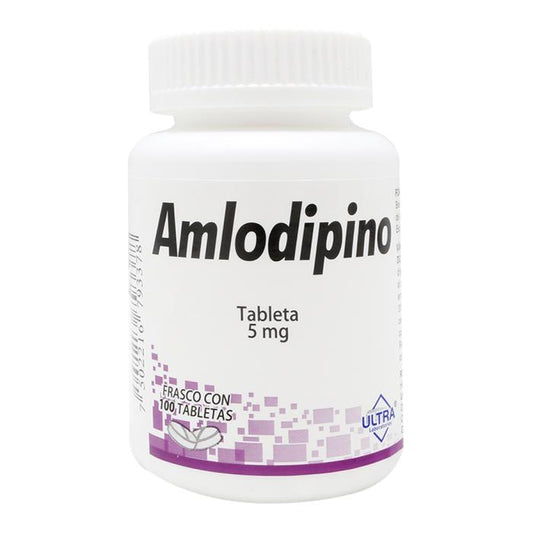 AMLODIPINO 100 TAB 5 MG