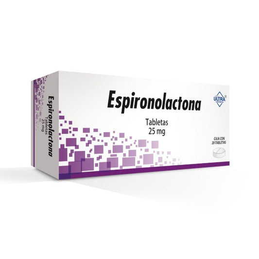 ESPIRONOLACTONA 20 TAB 25MG