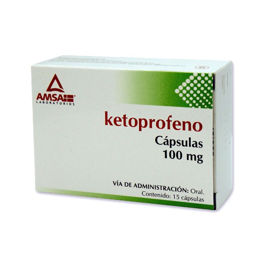 KETOPROFENO 100MG 15 CAPS   LGEN