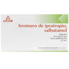 BROM IPR/SAL 0.5/2.5MG 10AMPLGEN