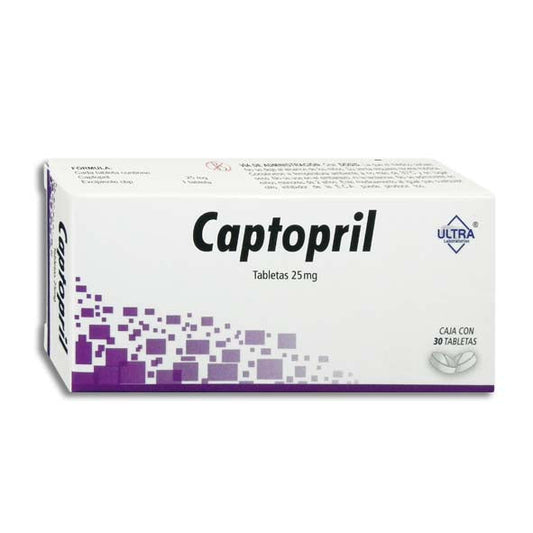 CAPTOPRIL 25MG TAB C30