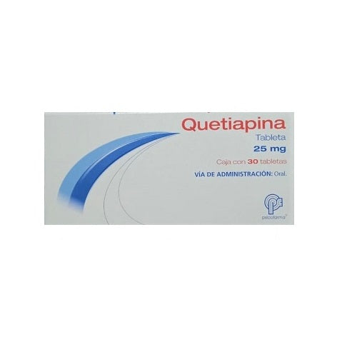 QUETIAPINA 25 MG 30 TAB     LGEN