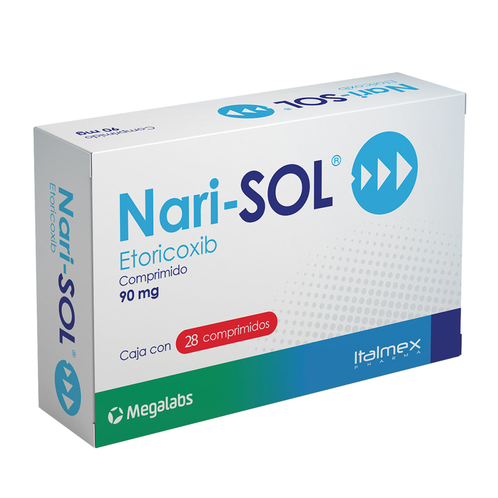 NARI-SOL 90 MG 28 CPR