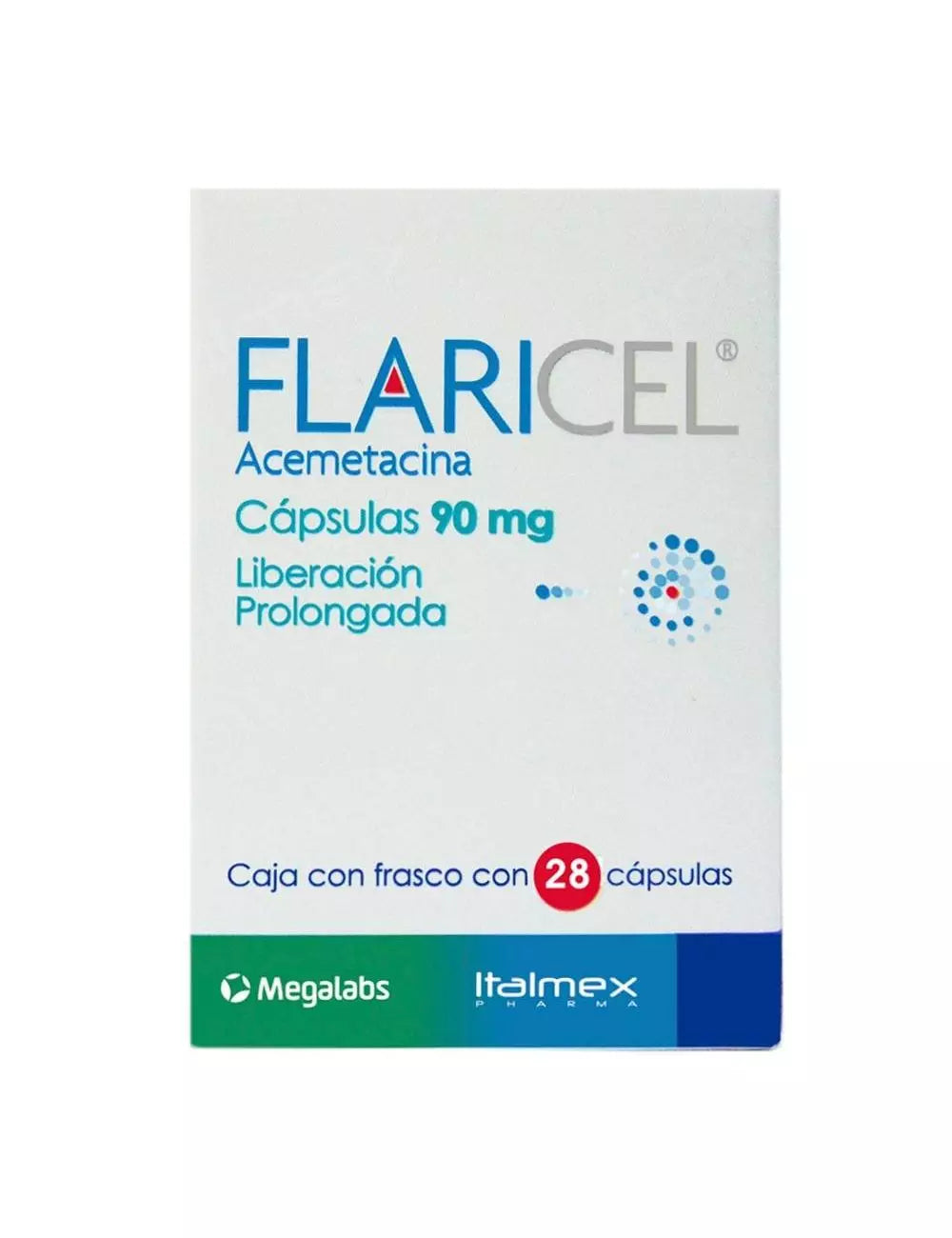 FLARICEL 90 MG 28 CAPS