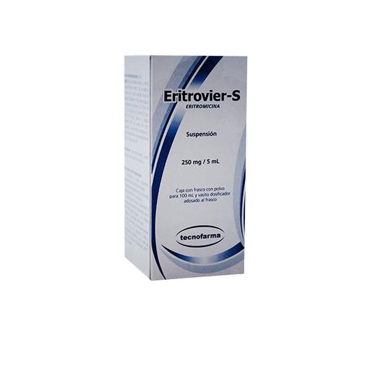 ERITROVIER-S SUSP. 250 MG. CAJA C/FCO. C/PVO. P/100  ML.