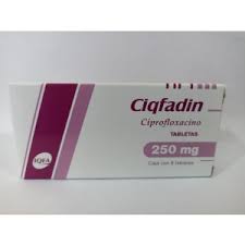 CIQFADIN 8 TAB 250 MG