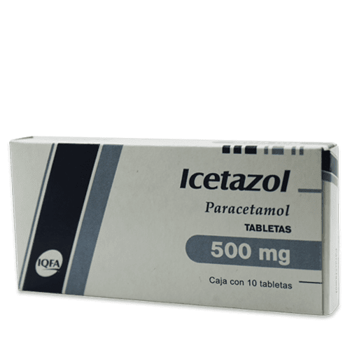 ICETAZOL 10 TAB 500 MG