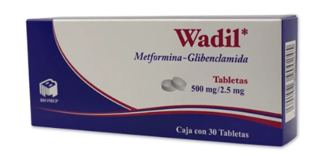 WADIL TAB. 500/2.5 MG. CAJA C/30