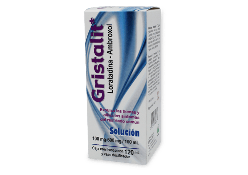 GRISTALIT SOL. CAJA C/FCO. C/120 ML.