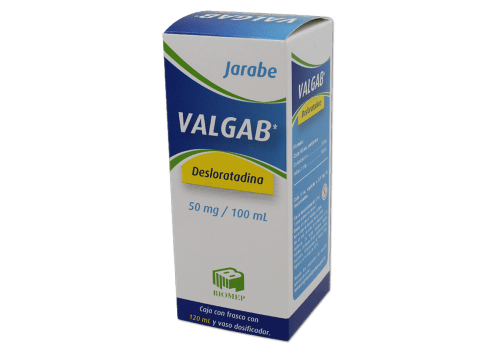VALGAB JBE. CAJA C/FCO. C/120 ML. C/VASO DOSIFICADOR
