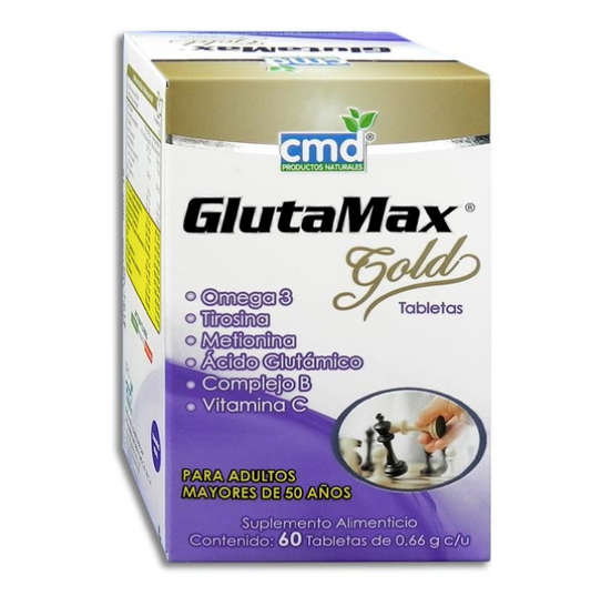 GLUTAMAX GOLD TAB. CAJA C/FCO. C/60