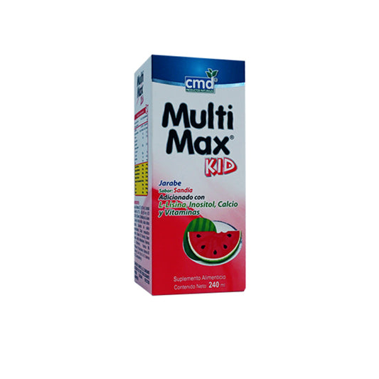 MULTIMAX KID JBE.SABOR SANDIA CAJA C/FCO. 240 ML.