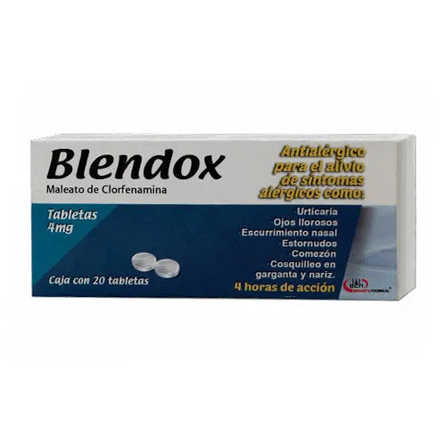 BLENDOX TAB. 4 MG. CAJA C/20