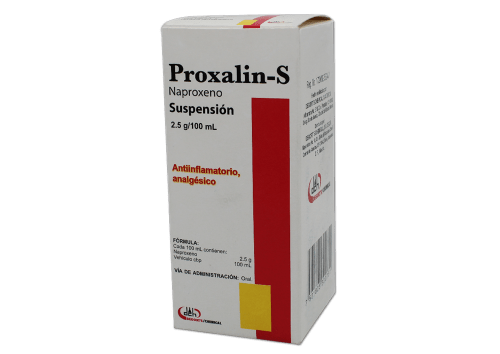PROXALIN S SUSP. CAJA C/FCO. C/100 ML.