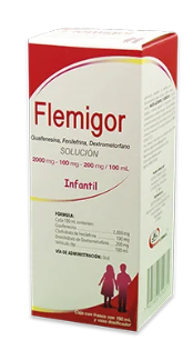 FLEMIGOR SOL. INFANTIL CAJA C/FCO. C/150 ML.