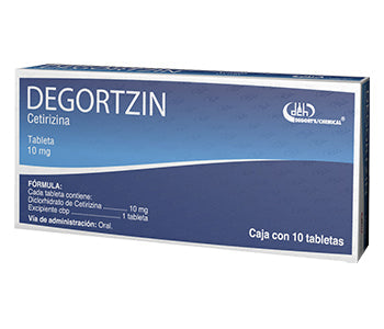 DEGORTZIN (CETIRIZINA 10MG) 10TABS