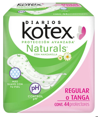 PANTY PROT KOTEX REGULAR MZNILLA 44