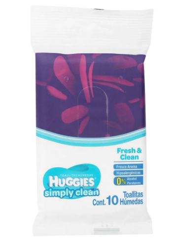 TAS HUM HUGGIES SIMPLY CLEAN C/10
