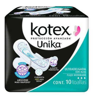 TAS SANIT KOTEX UNIK ULT DELGC/10