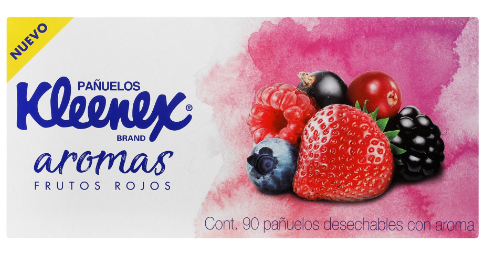 PLO KLEENEX AROMAS FRUT ROJO C/90