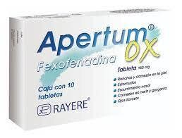 APERTUM OX TAB 180 MG CAJA C10