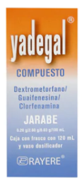 YADEGAL COMPUESTO JBE. CAJA C/FCO. C/120 ML.