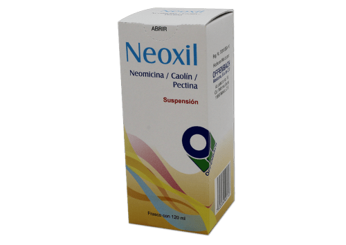 NEOXIL SUSP. CAJA C/FCO. C/120 ML.