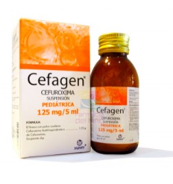 CEFAGEN SUSP. PEDIAT. 125 MG. FCO. P/50 ML.