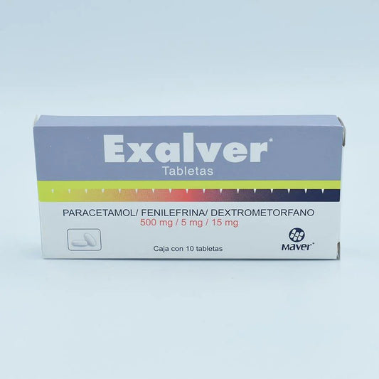 PAR/FEN/DE 500/5/15MG 10TAB LGEN