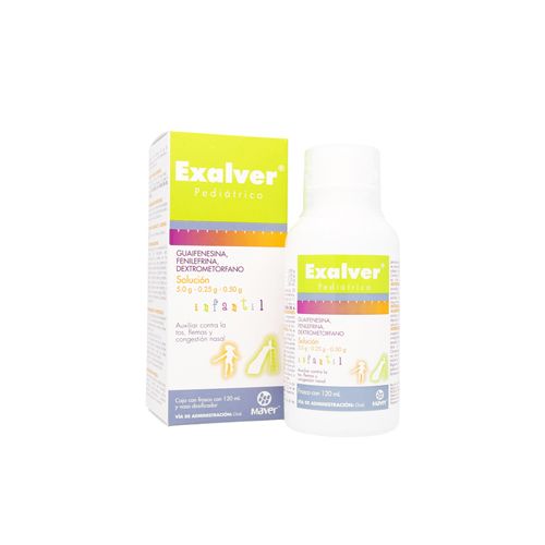 EXALVER SOL. INFANTIL CAJA C/FCO. C/120 ML.