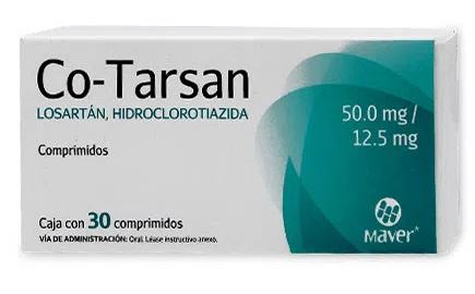 CO-TARSAN COMPR. 50/12.5 MG. CAJA C/30