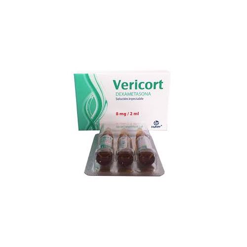 VERICORT INY. 8 MG. C/3 AMP. C/2 ML.