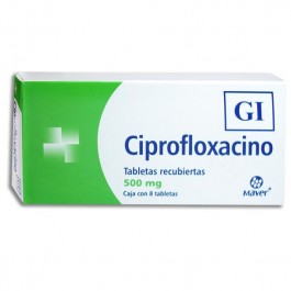 CIPROFLOXACINO 8 TAB 500 MG