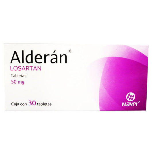 LOSARTAN 50MG (ALDERAN) 30 TABLETAS