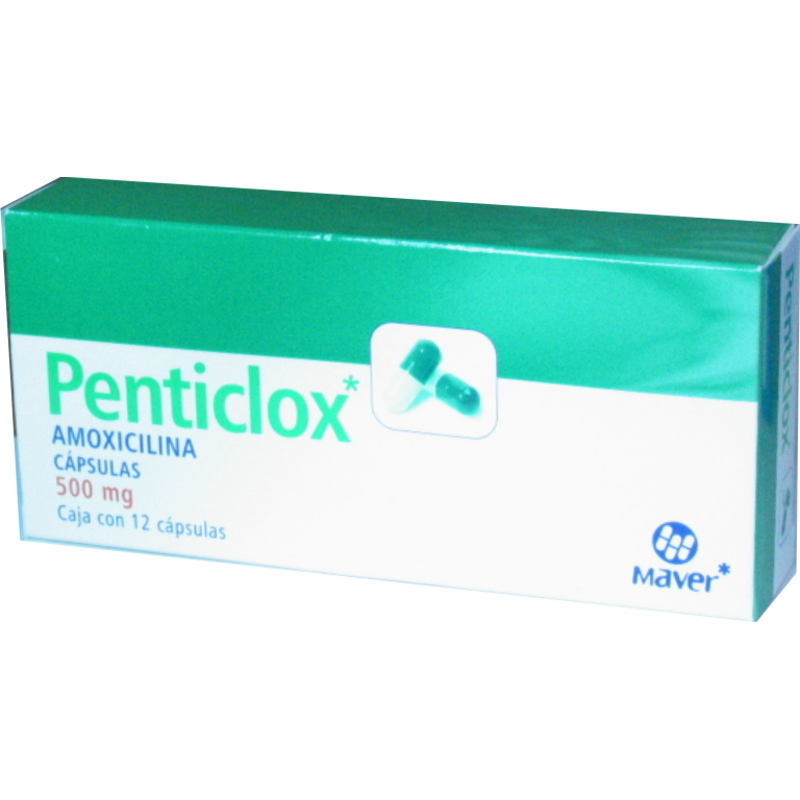 AMOXICILINA 500MG (PENTICLOX) 12CAPS