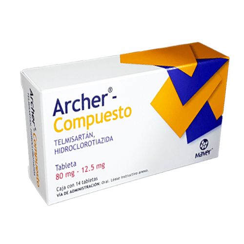 ARCHER COMP. TAB 80/12.5 MG CAJA C14