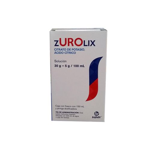 ZUROLIX SOL. 30 G./5 G. CAJA C/FCO. C/150 ML.