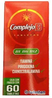 COMPLEJO B 100/5/0.5MG 60TABLGEN