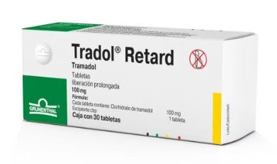 TRADOL RETARD 100 MG 30 TAB