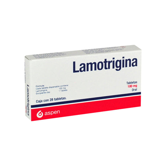 LAMOTRIGINA 100 MG 28 TAB   LGEN