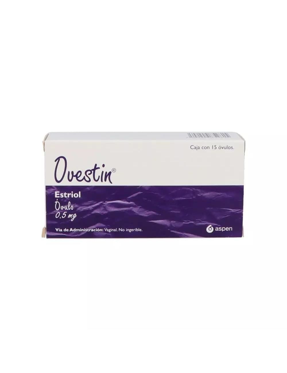 OVESTIN OVULOS 0.5 MG OV 15