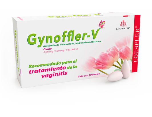 GYNOFFLER-V 10 OVS 0.5/500 MG/100,000 UI