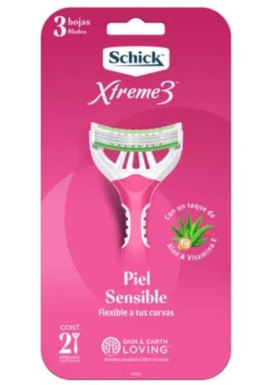 MAQ SCHICK XTREME3 P/SENSIBLE C/2