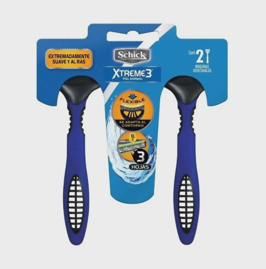 MAQ SCHICK XTREME3 PIEL NOR C/2