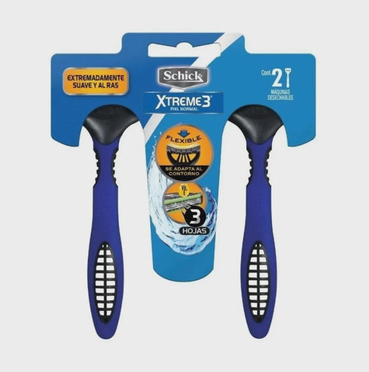 MAQ SCHICK XTREME3 PIEL NOR C/2