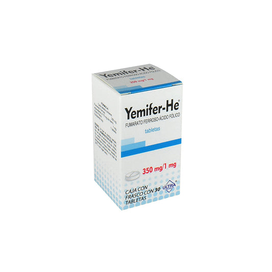 YEMIFER-HE 350/1MG 30 TAB   LGEN